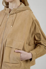 GIUBBINO IN PELLE SUEDE