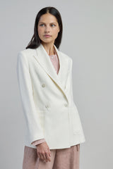 GIACCA DOPPIOPETTO LINO LANA SETA