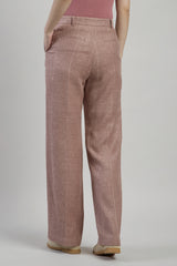 PANTALONE LINO LANA SETA