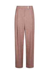 PANTALONE LINO LANA SETA