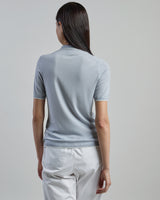POLO IN MAGLIA LANA 14 MICRON CON CONTRASTO