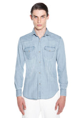 CAMICIA COTONE DENIM