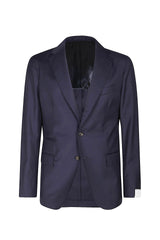 Cashmere single -breasted jacket