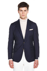 Cashmere single -breasted jacket