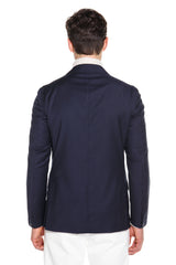 Cashmere single -breasted jacket