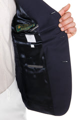 Cashmere single -breasted jacket