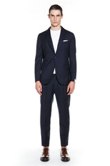 Single -breasted wool dress