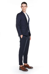 Single -breasted wool dress