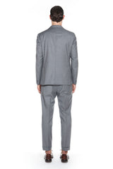 Single -breasted wool dress