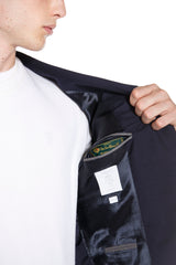 Single -breasted wool dress