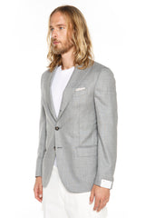 Cashmere single -breasted jacket