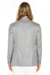 Cashmere single -breasted jacket