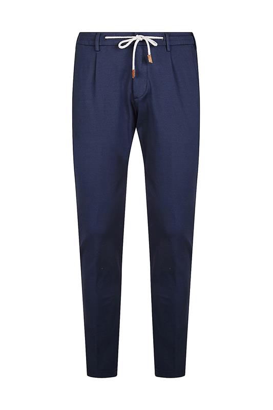 Nylon elastane cotton trousers