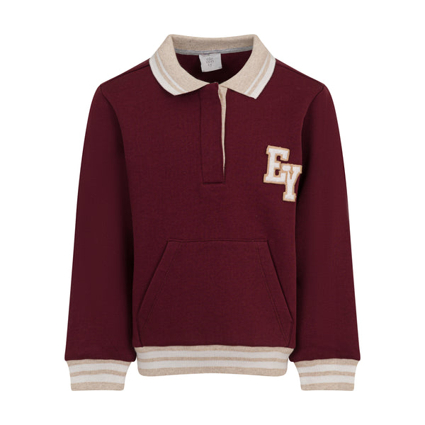 SWEATSHIRT WITH CONTRAST COLLAR