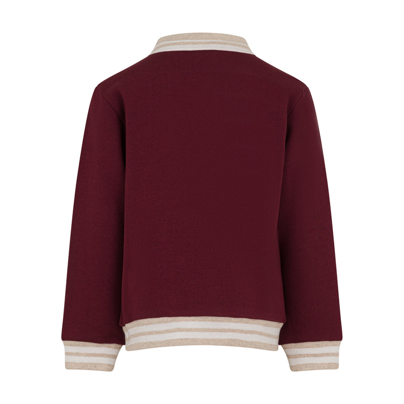 SWEATSHIRT WITH CONTRAST COLLAR