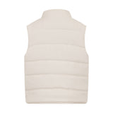 COTTON‑VISCOSE‑LINEN PADDED GILET BOY