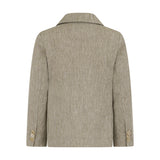 LINEN‑COTTON SINGLE‑BREASTED JACKET BOY