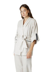 JACKET WITH BELT