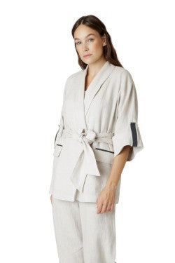 JACKET WITH BELT