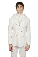 COTTON CASHMERE BIB JACKET
