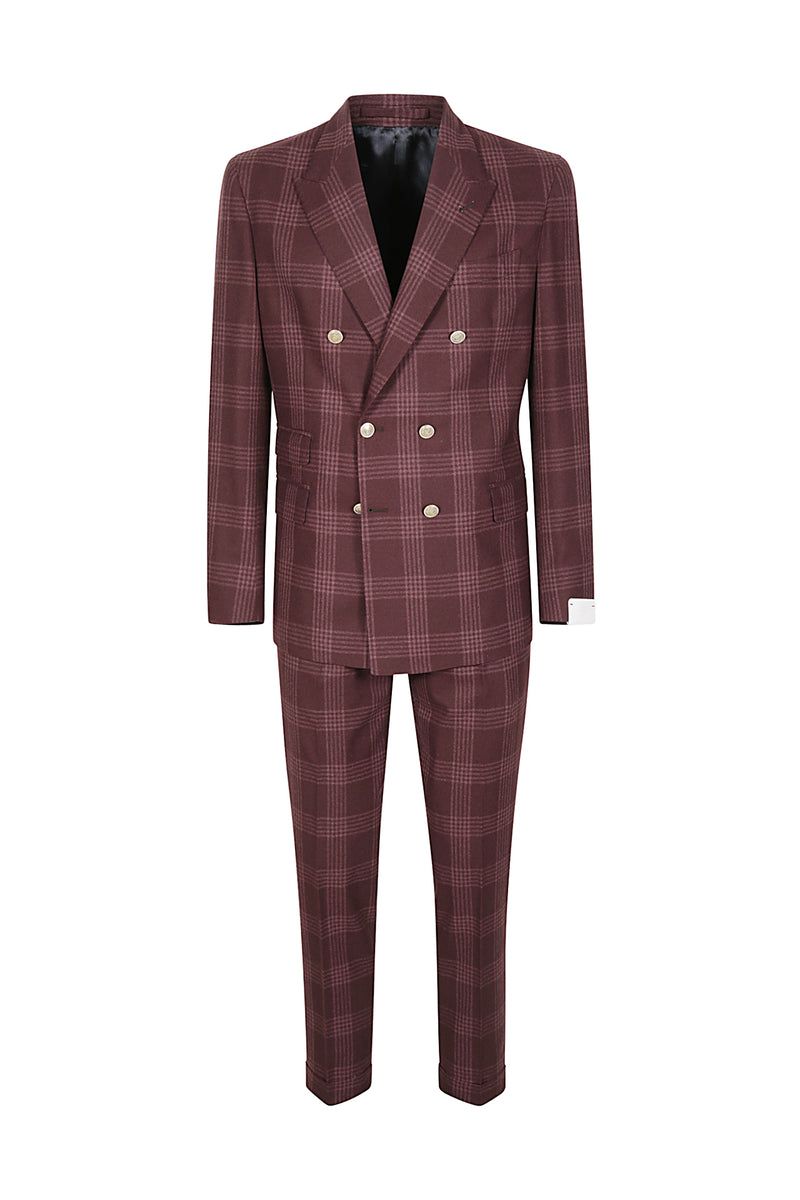 DOUBLE-BREASTED WOOL SUIT