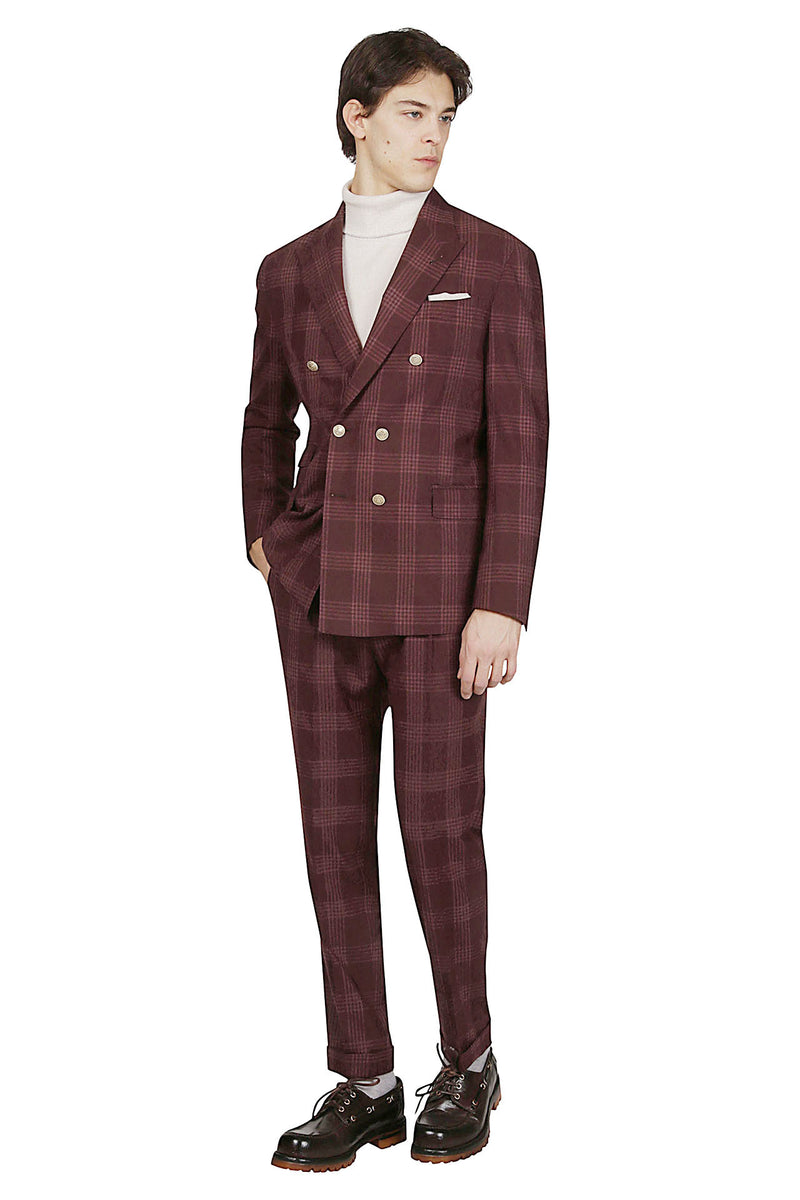 DOUBLE-BREASTED WOOL SUIT