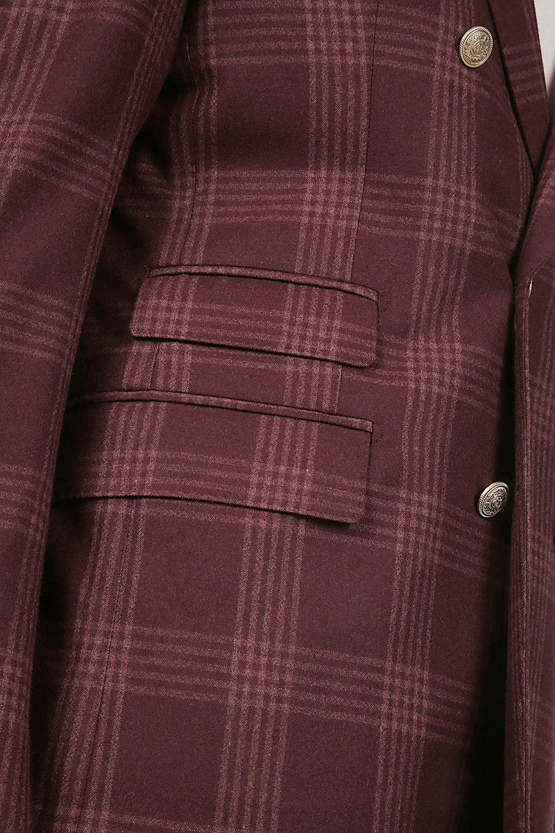 DOUBLE-BREASTED WOOL SUIT