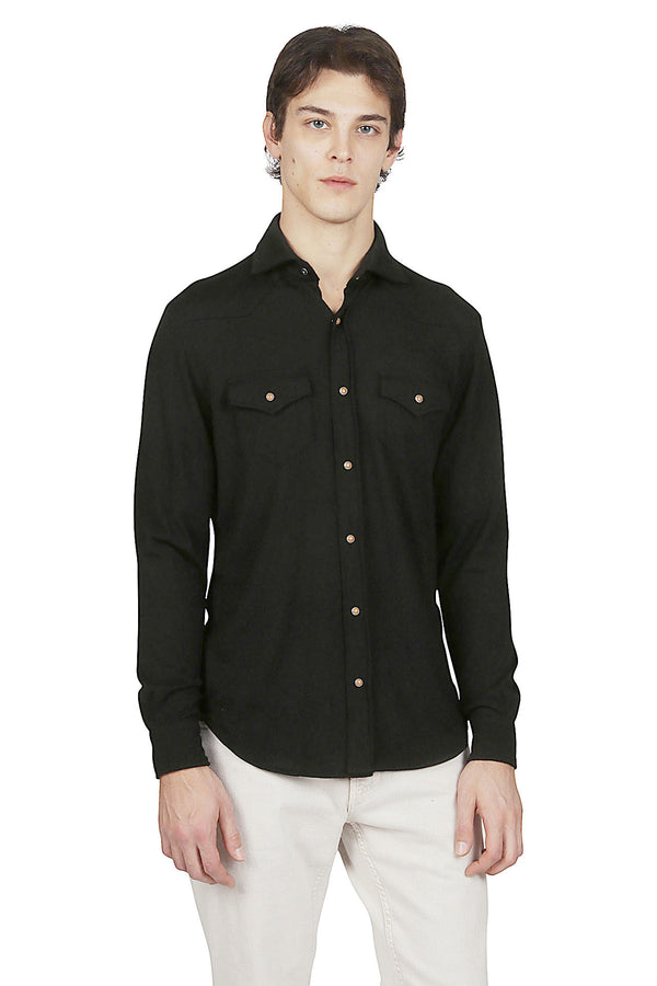 CAMICIA IN JERSEY LANA CASHMERE