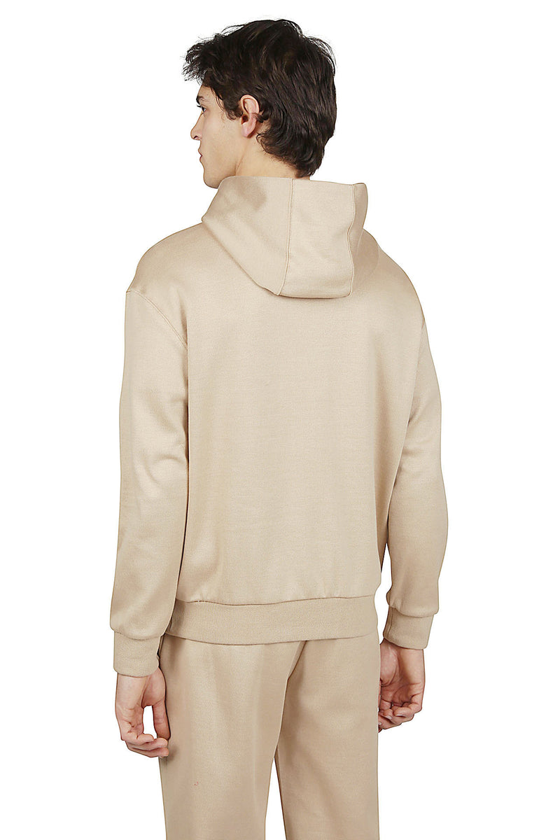 FELPA CON CAPPUCCIO GIZA COTTON