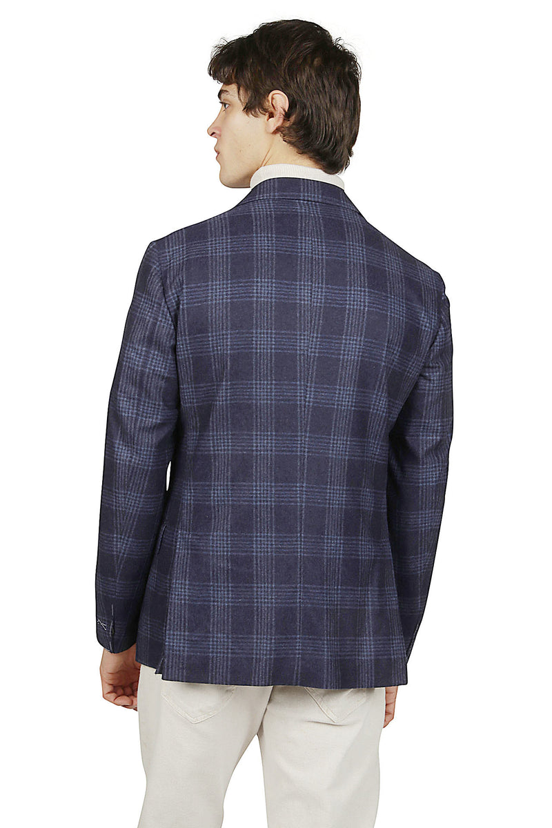 GIACCA MONOPETTO LANA SETA CASHMERE