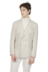 GIACCA DOPPIOPETTO LANA SETA CASHMERE