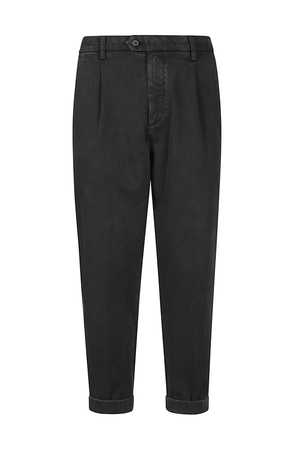 Cotton velvet trousers