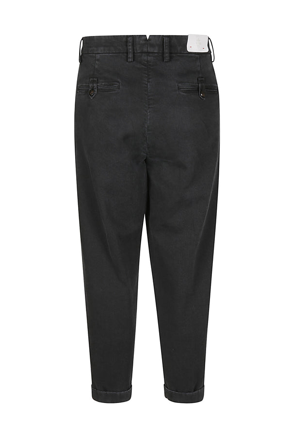 Cotton velvet trousers