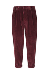 PANTALONE VELLUTO A COSTE DI COTONE