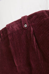 PANTALONE VELLUTO A COSTE DI COTONE