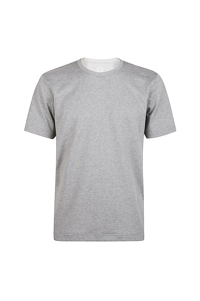 T-SHIRT GIROCOLLO COTONE JERSEY