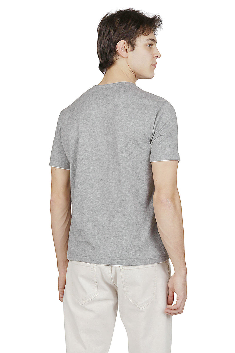 T-SHIRT GIROCOLLO COTONE JERSEY