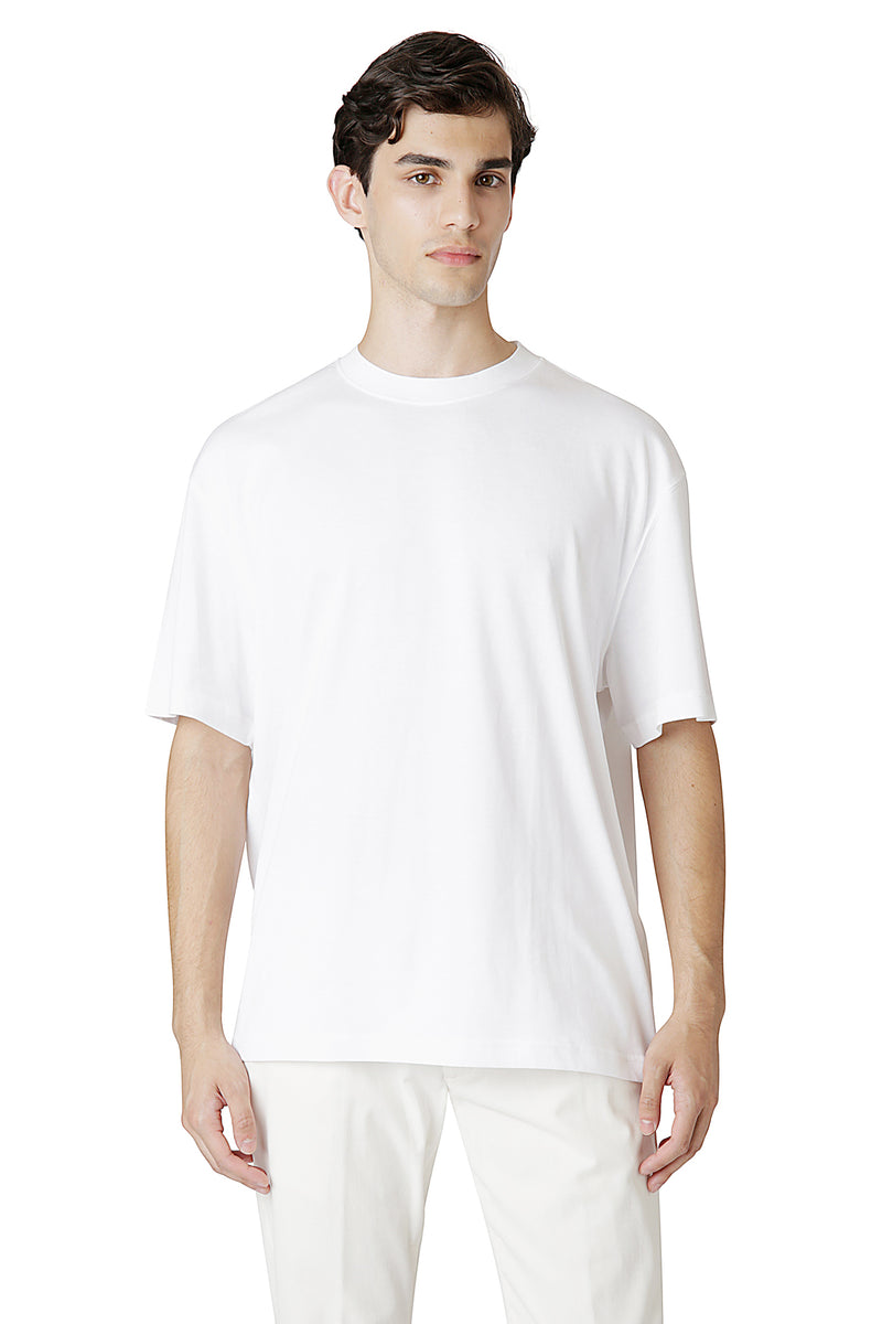 T-SHIRT GIROCOLLO COTONE JERSEY