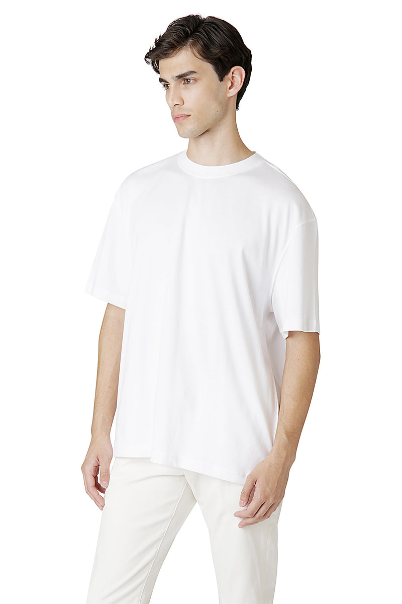 T-SHIRT GIROCOLLO COTONE JERSEY