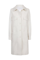 Single -breasted coat united wool + shirt