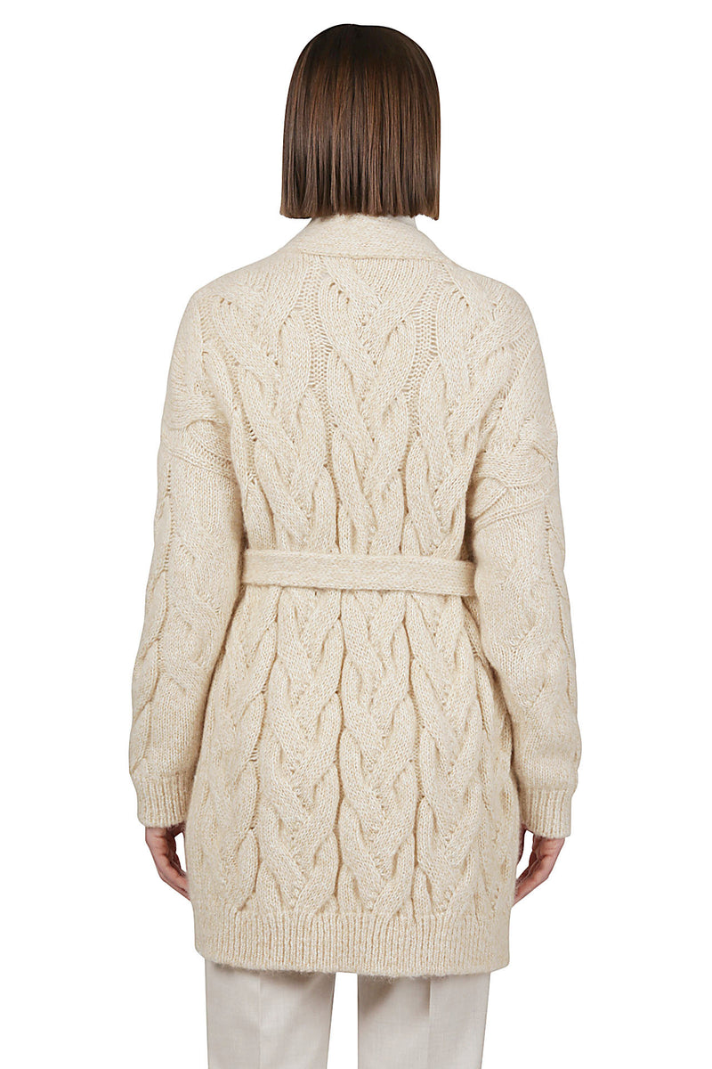 Cardigan Lana Cashmere Kid Mohair Silk Lurex