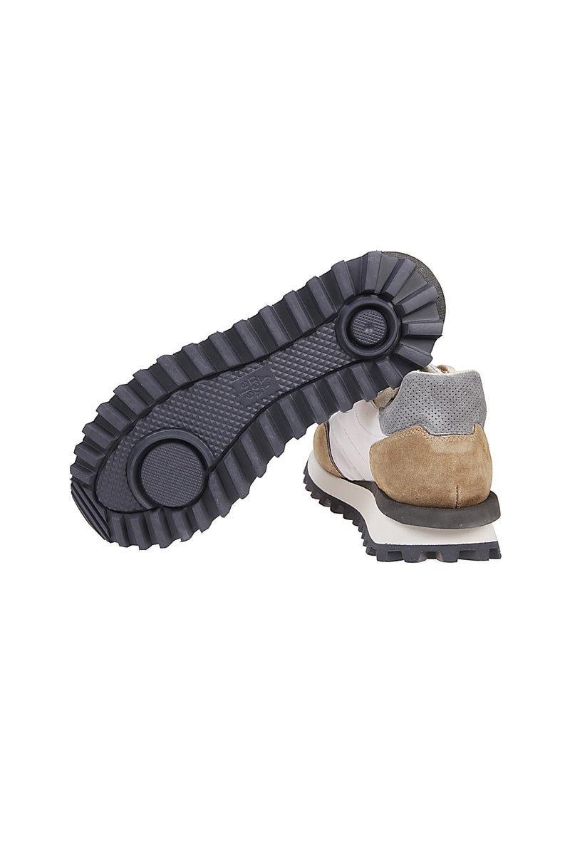 SNEAKERS SUEDE VITELLO E NYLON