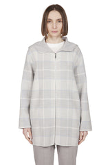 Double Check Wool Lana Coat Coat