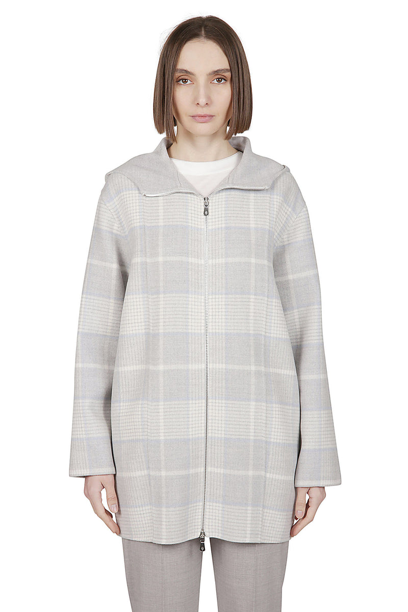 Double Check Wool Lana Coat Coat