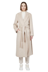 CAPPOTTO CON CINTURA BABY LAMA LANA