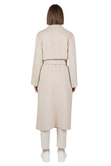 CAPPOTTO CON CINTURA BABY LAMA LANA