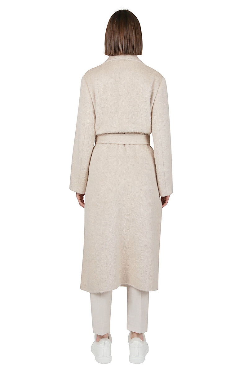 CAPPOTTO CON CINTURA BABY LAMA LANA