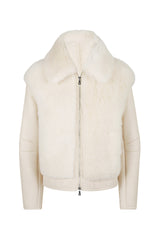 GIUBBINO IN SHEARLING MONTONE AGNELLO