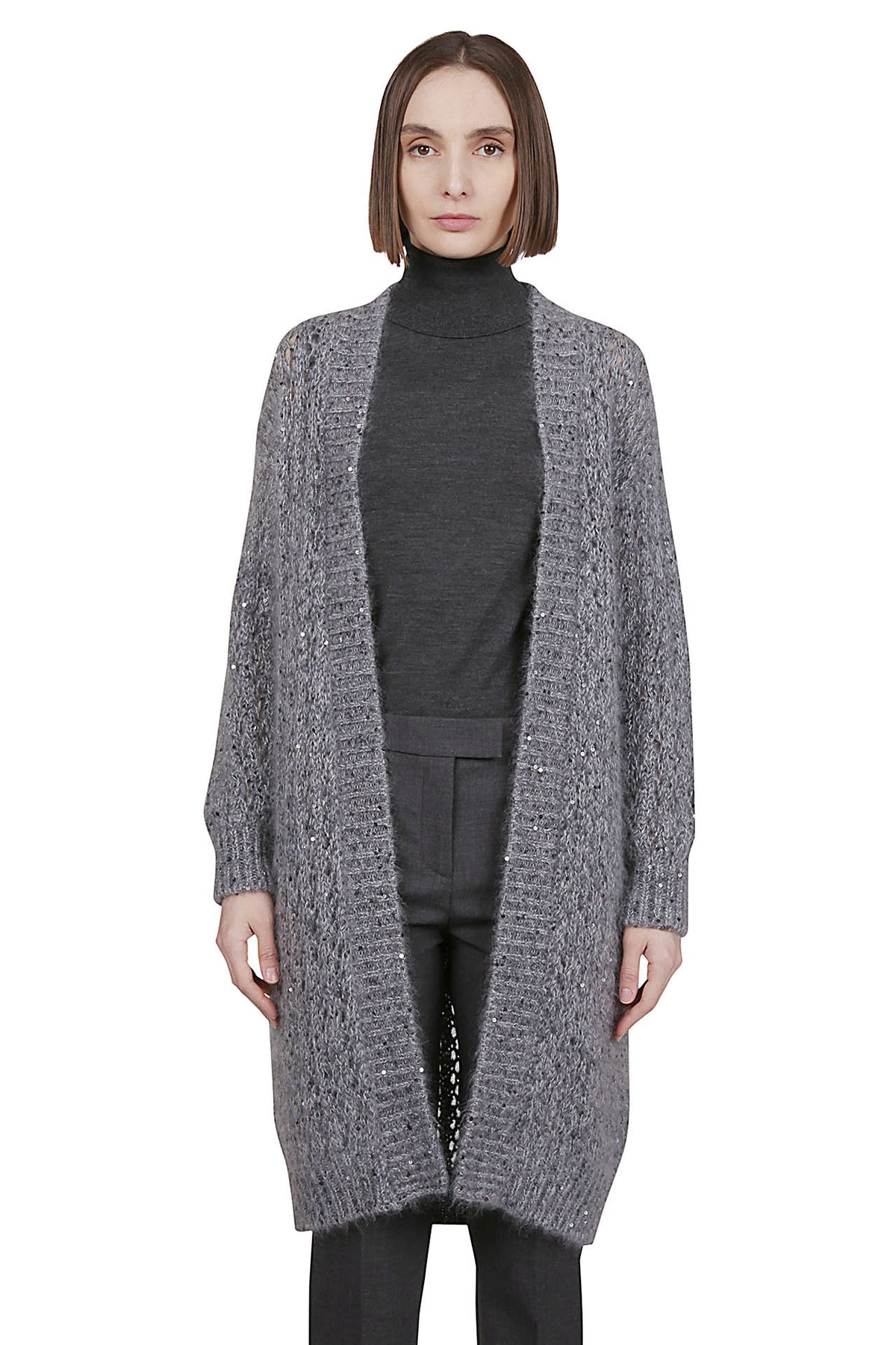 Kid Mohair Silk Silk Cotton Cardigan – Eleventy Milano