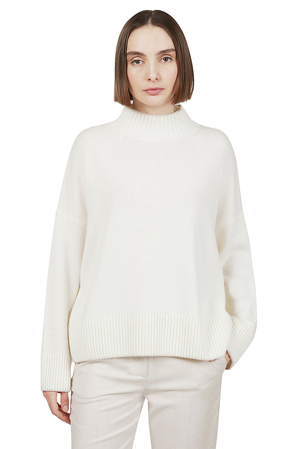 CASHMERE TURTLENECK WITH TIPPING